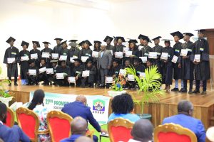 Photo de la cérémonie de remise de certificat de la promotion 2023-2024 du CSP POG